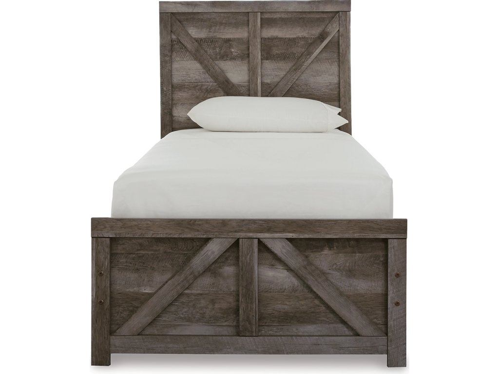 Wynnlow Twin Crossbuck Panel Bed, Dresser and Mirror - image 3