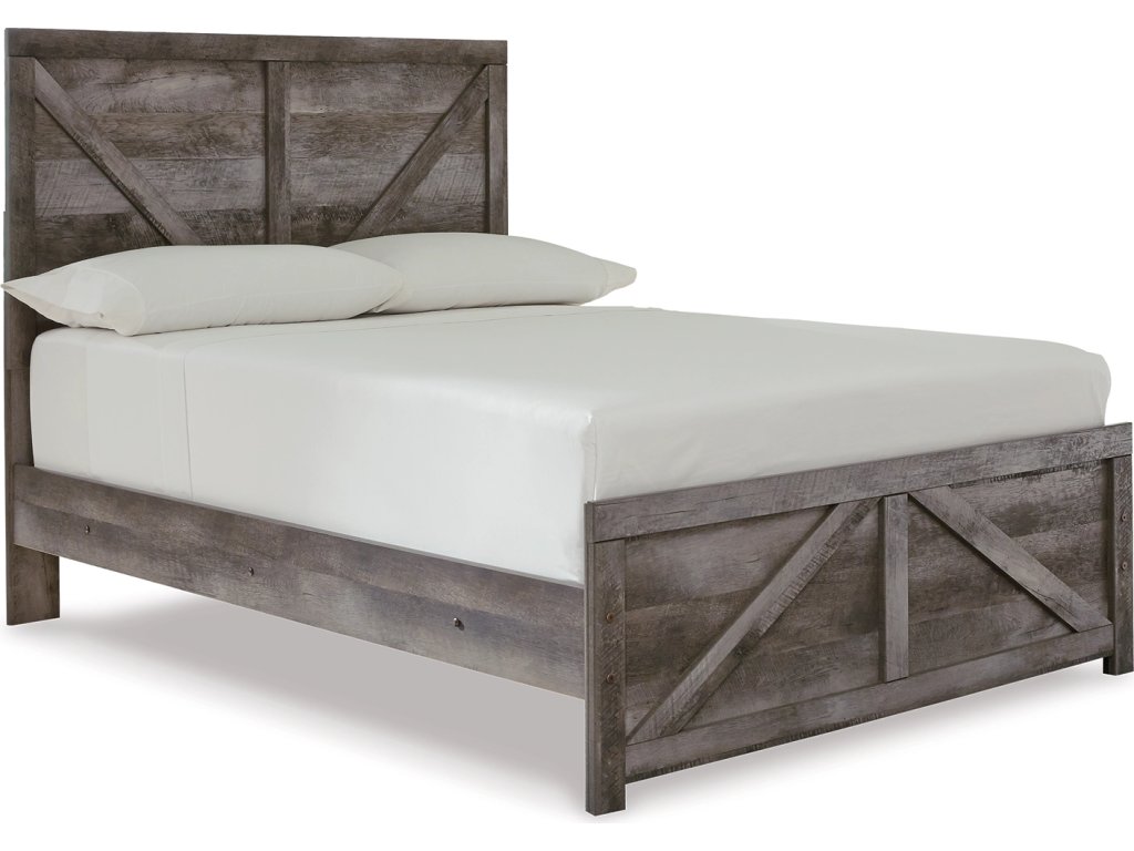 Wynnlow Full Crossbuck Panel Bed, Dresser and Mirror - image 4