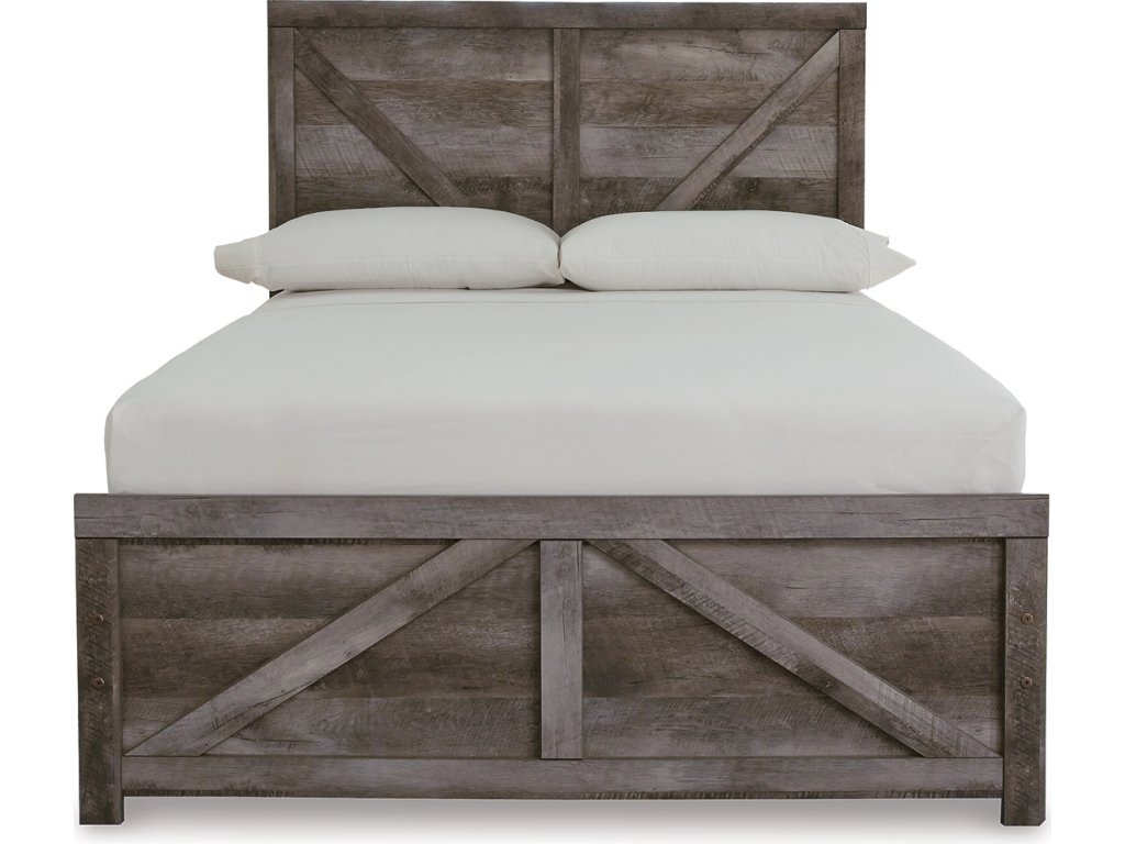 Wynnlow Full Crossbuck Panel Bed, Dresser and Mirror - image 3