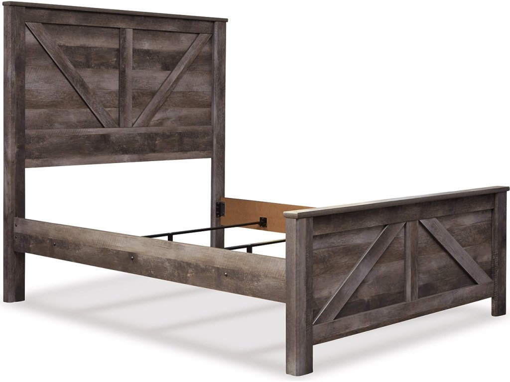 Wynnlow Queen Crossbuck Panel Bed, Dresser, Mirror, and Nightstand - image 5