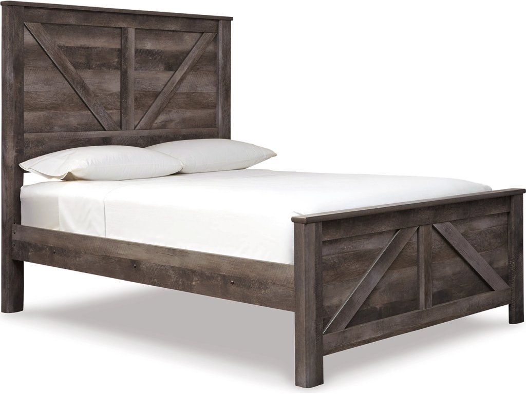 Wynnlow Queen Crossbuck Panel Bed, Dresser, Mirror, and Nightstand - image 4