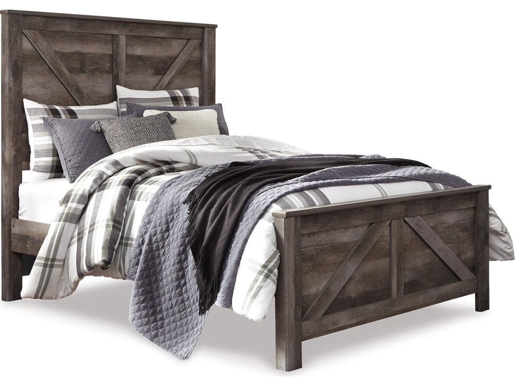 Wynnlow Queen Crossbuck Panel Bed, Dresser and Mirror - image 4