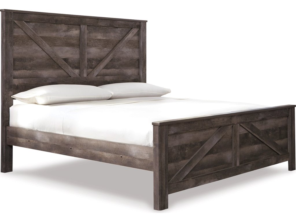 Wynnlow King Crossbuck Panel Bed and Chest - image 3