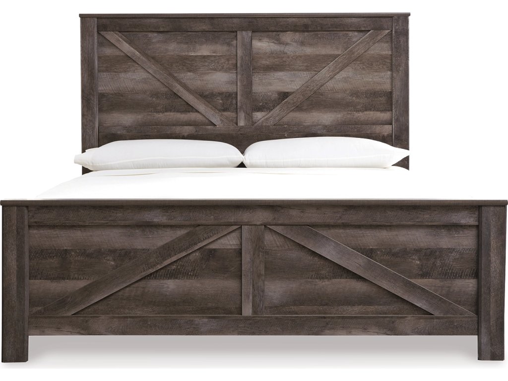 Wynnlow King Crossbuck Panel Bed and Chest - image 2