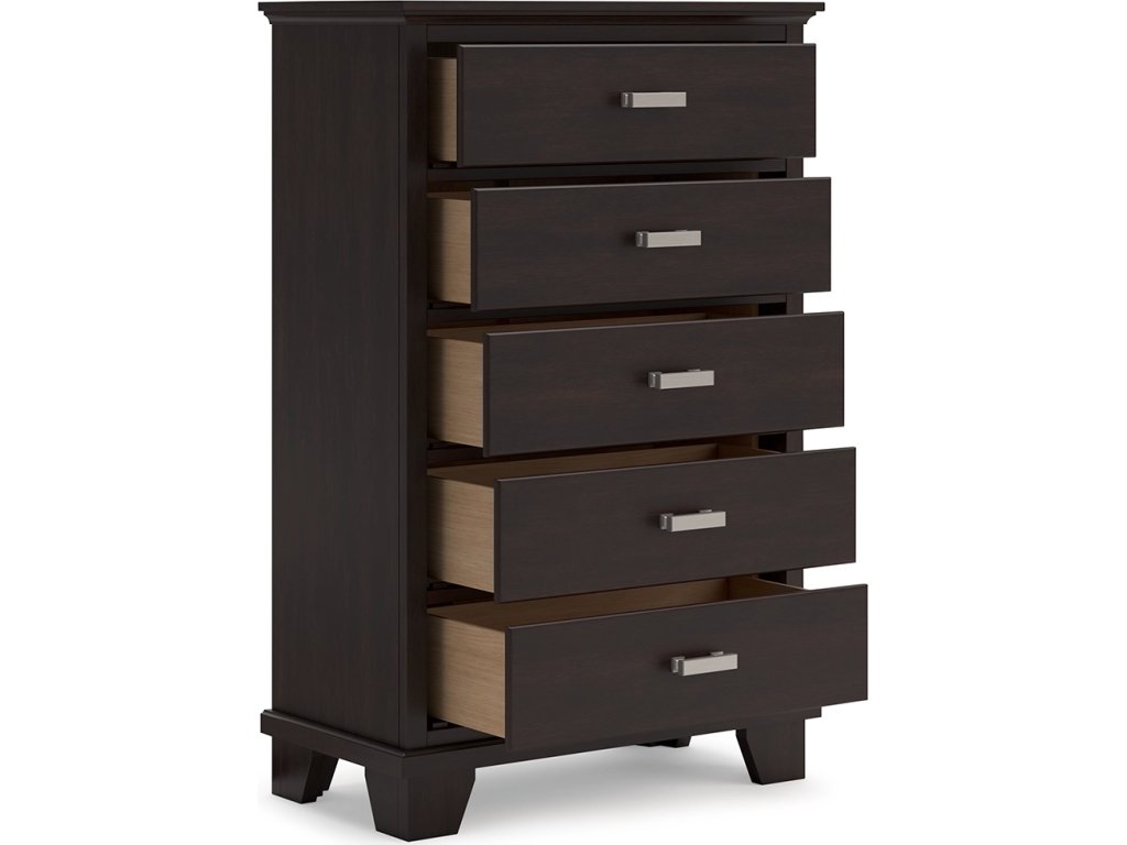 Covetown Queen Panel Bed, Dresser, Mirror, Chest and Nightstand - image 5