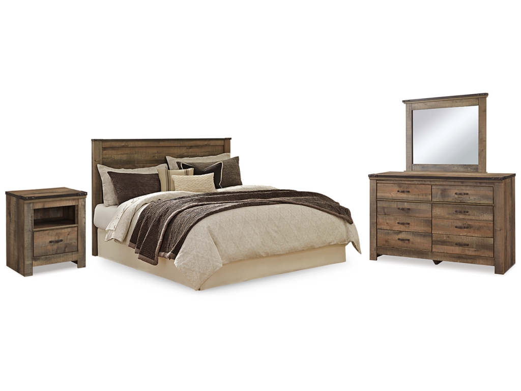 Trinell King/California King Panel Headboard, Dresser, Mirror and Nightstand - main image