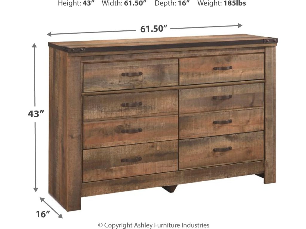 Trinell Twin Bookcase Bed, Dresser and 2 Nightstands - image 2
