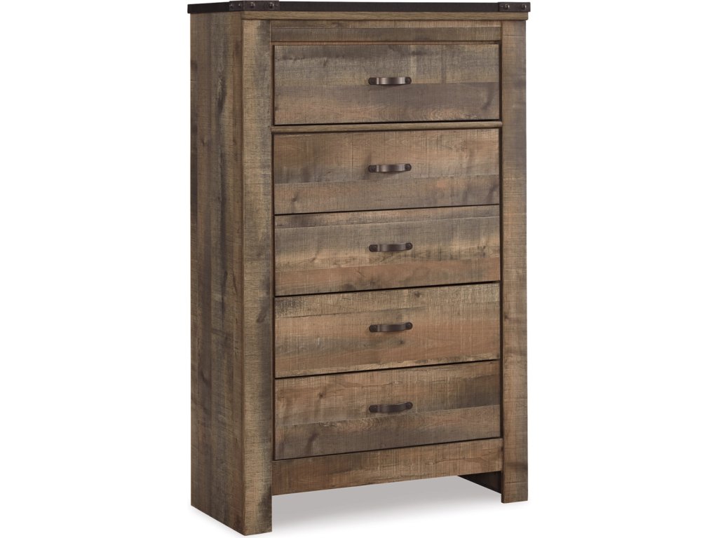 Trinell Queen Panel Bed, Chest and 2 Nightstands - image 2