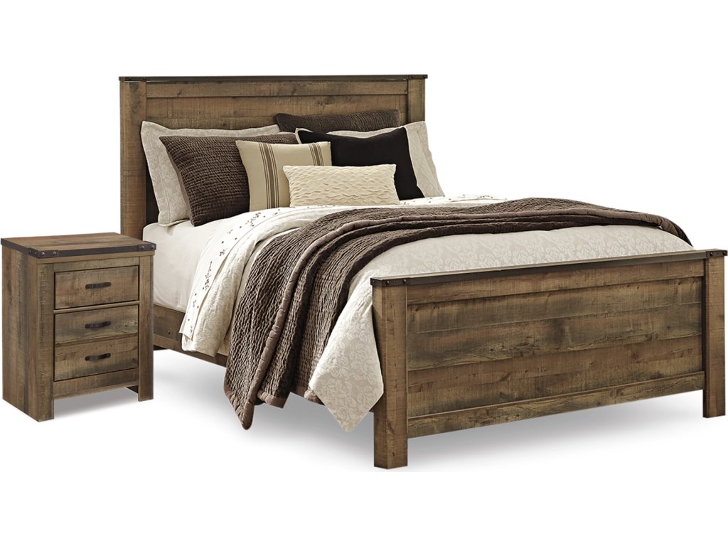 Trinell Queen Panel Bed and Nightstand - main image