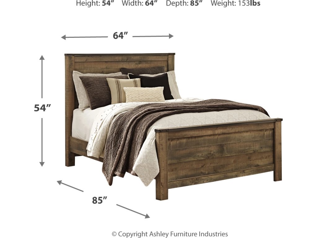 Trinell Queen Panel Bed and Nightstand - image 5