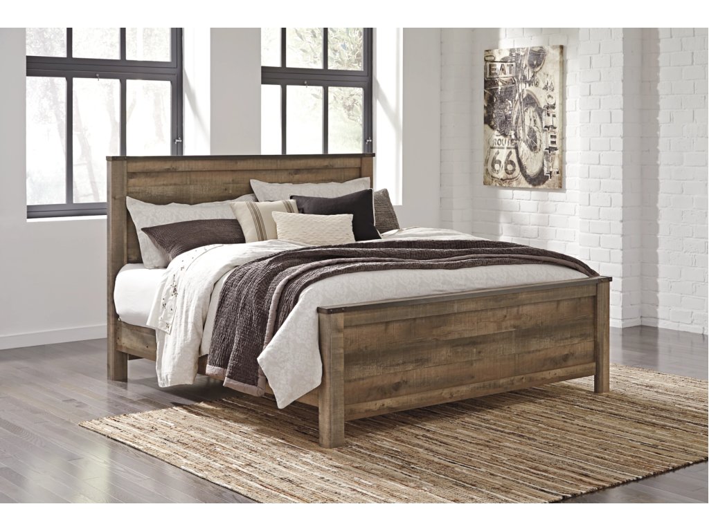 Trinell King Panel Bed. Dresser, Mirror, Chest and 2 Nightstands - image 10