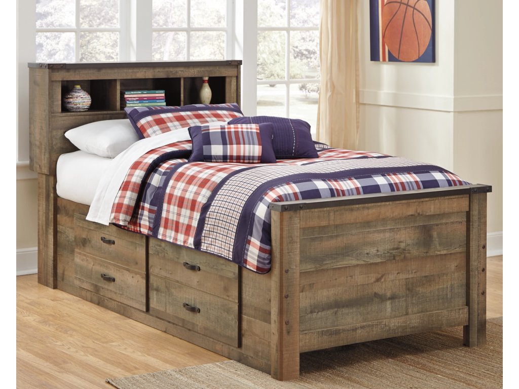 Trinell Twin Bookcase Bed, Dresser and 2 Nightstands - image 8