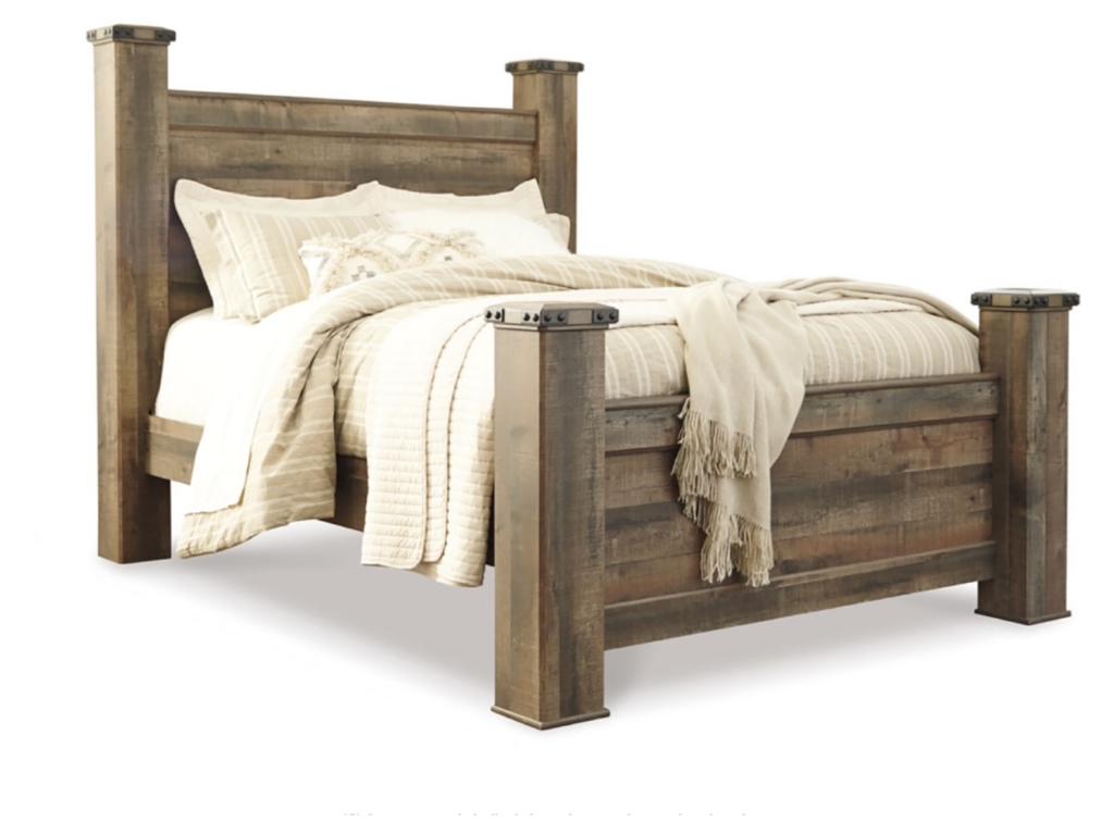 Trinell Queen Poster Bed, Dresser and Mirror - image 2