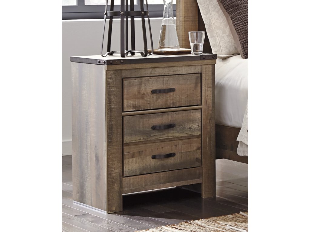 Trinell Queen Panel Bed and Nightstand - image 4