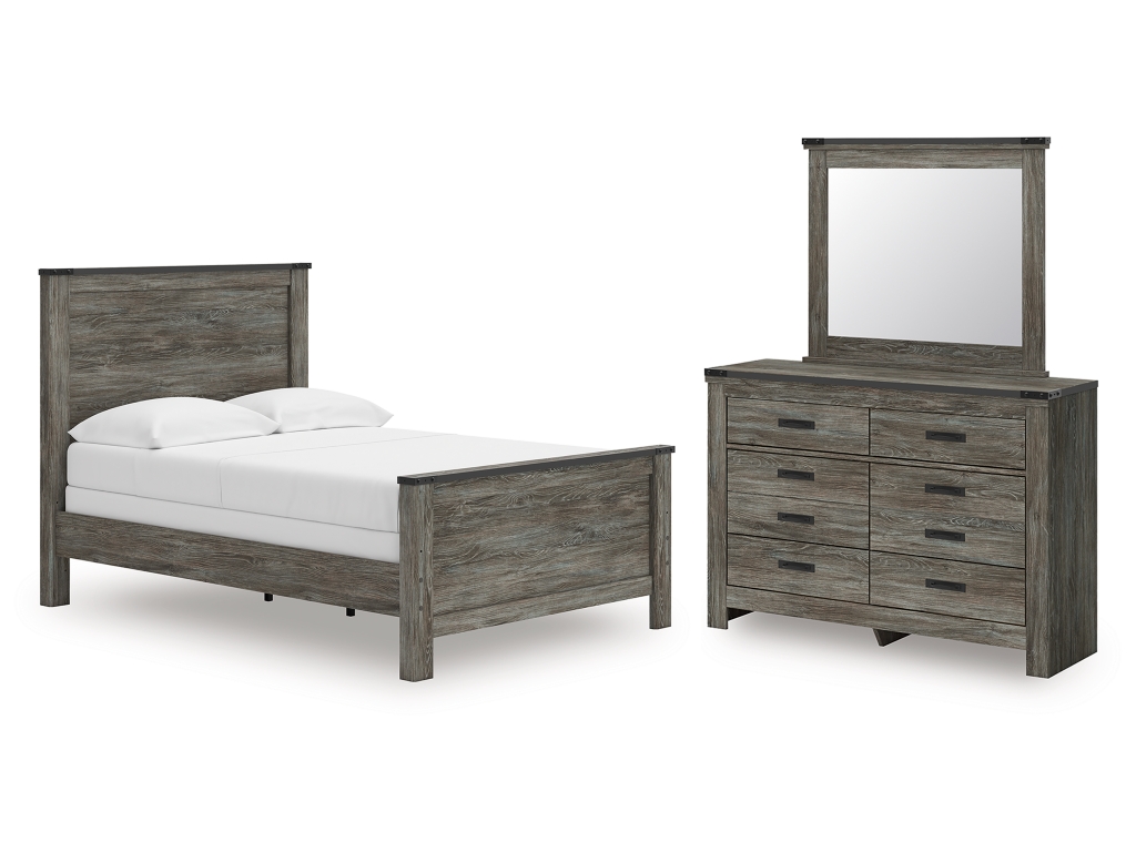 Frandern Full Panel Bed, Dresser and Mirror - main image