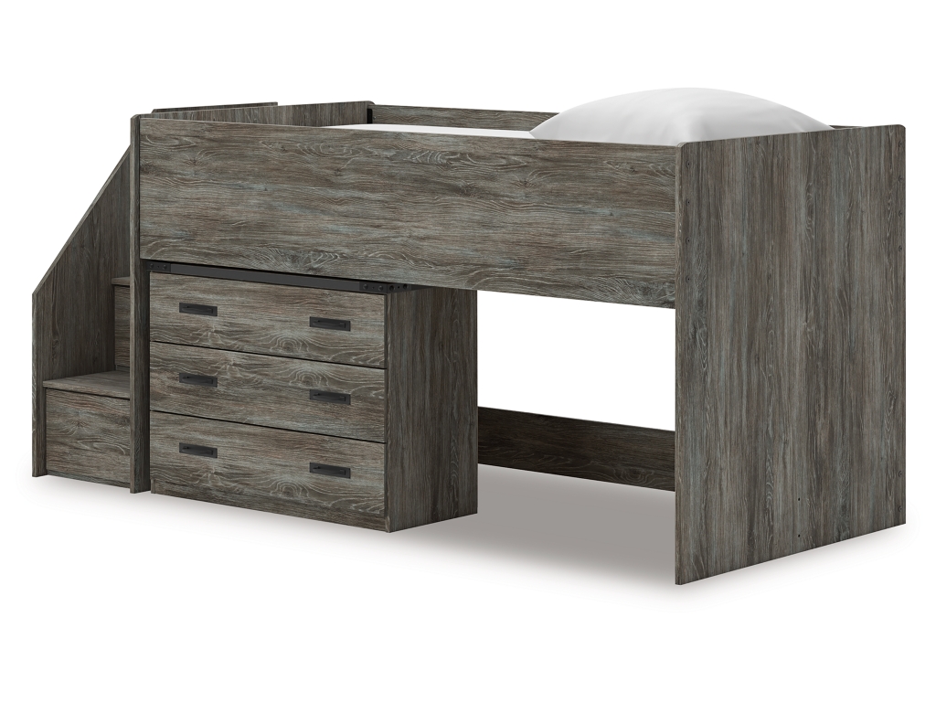 Frandern Twin Loft Bed with Drawer Storage - image 3