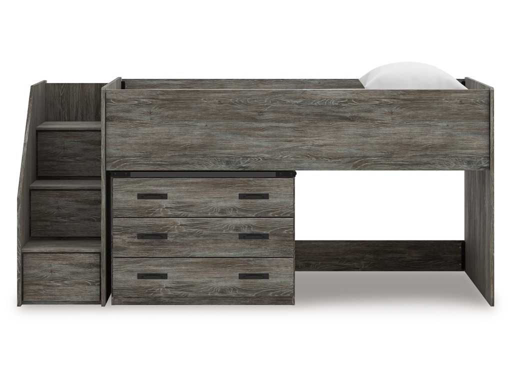 Frandern Twin Loft Bed with Drawer Storage - image 5