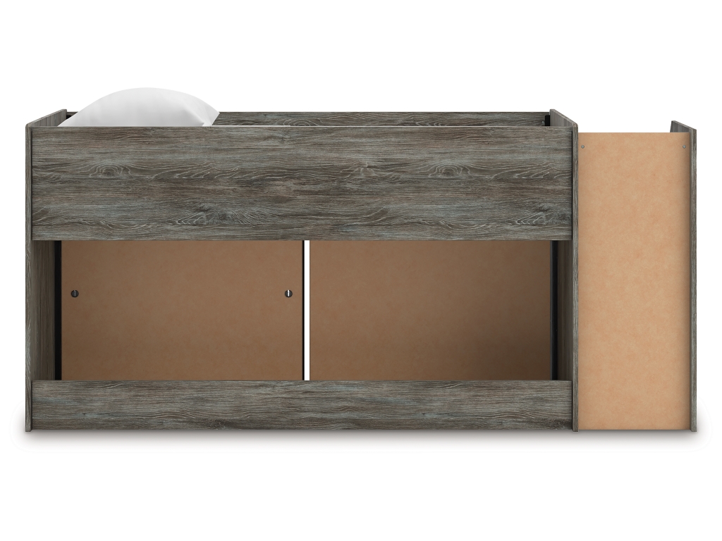 Frandern Twin Loft  Bed with Bookcase and Drawer Storage - image 5
