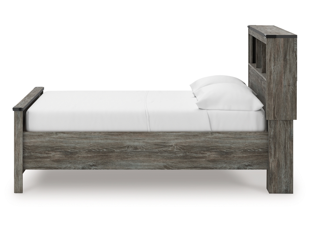 Frandern Full Bookcase Panel Bed with Storage, Dresser, Mirror and Chest - image 21