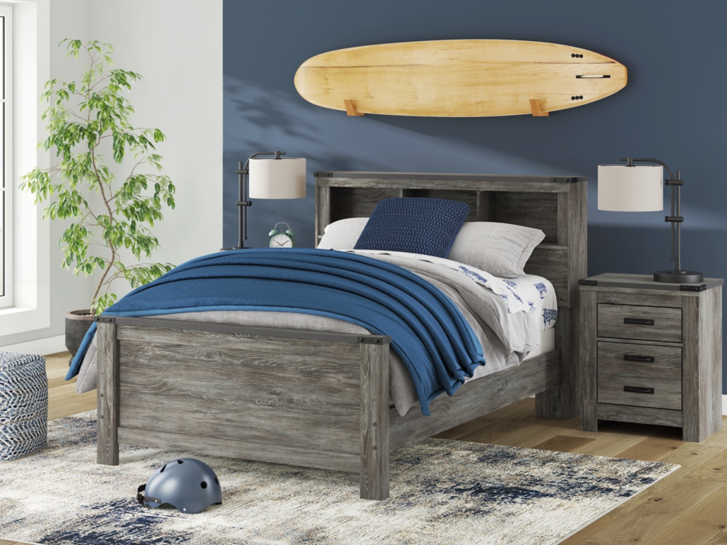 Frandern Full Bookcase Bed, Dresser and Mirror - image 17
