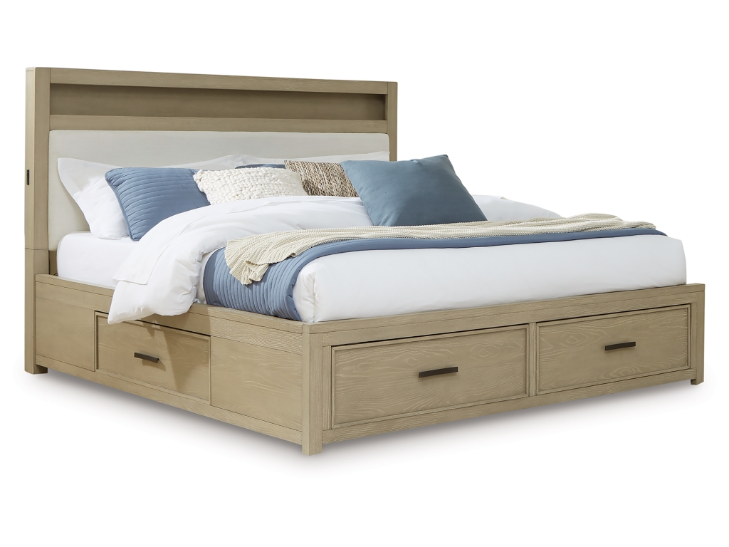 Calmoro Queen Bookcase Bed - main image