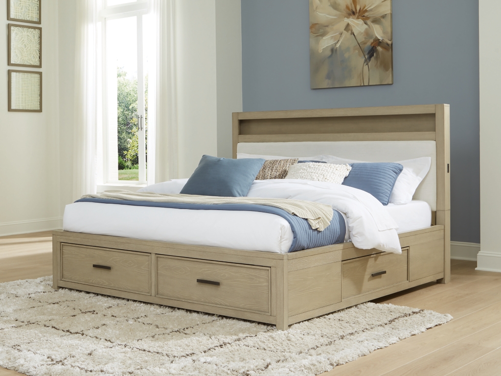 Calmoro Queen Bookcase Bed - image 1