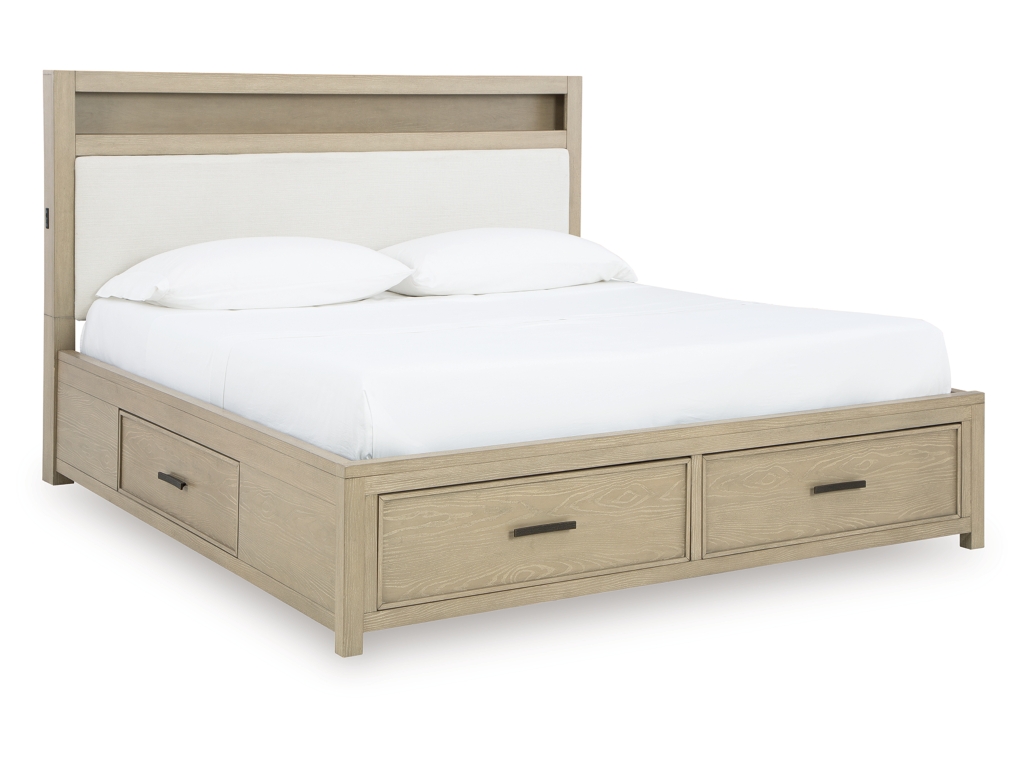 Calmoro Queen Bookcase Bed - image 2