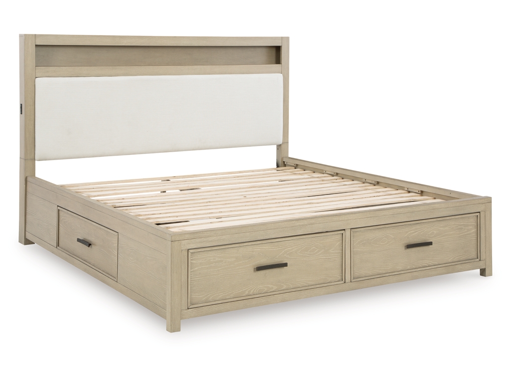 Calmoro Queen Bookcase Bed - image 3