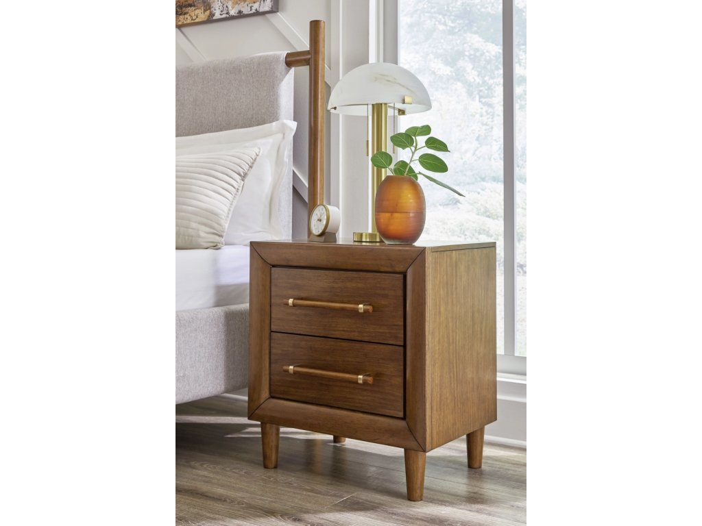 Lyncott Queen Upholstered Bed, Dresser, Mirror and 2 Nightstands - image 13