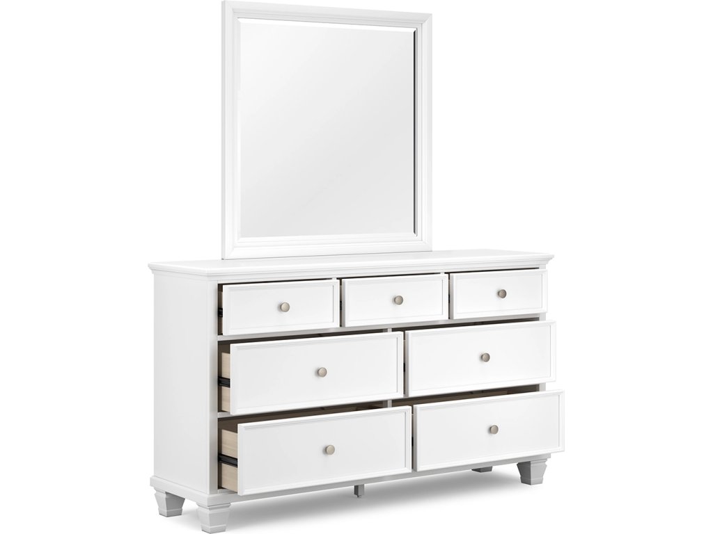 Fortman Twin Panel Bed, Dresser and Mirror - image 3