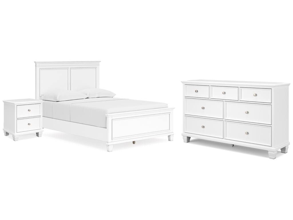 Fortman Full Panel Bed, Dresser and Nightstand - main image