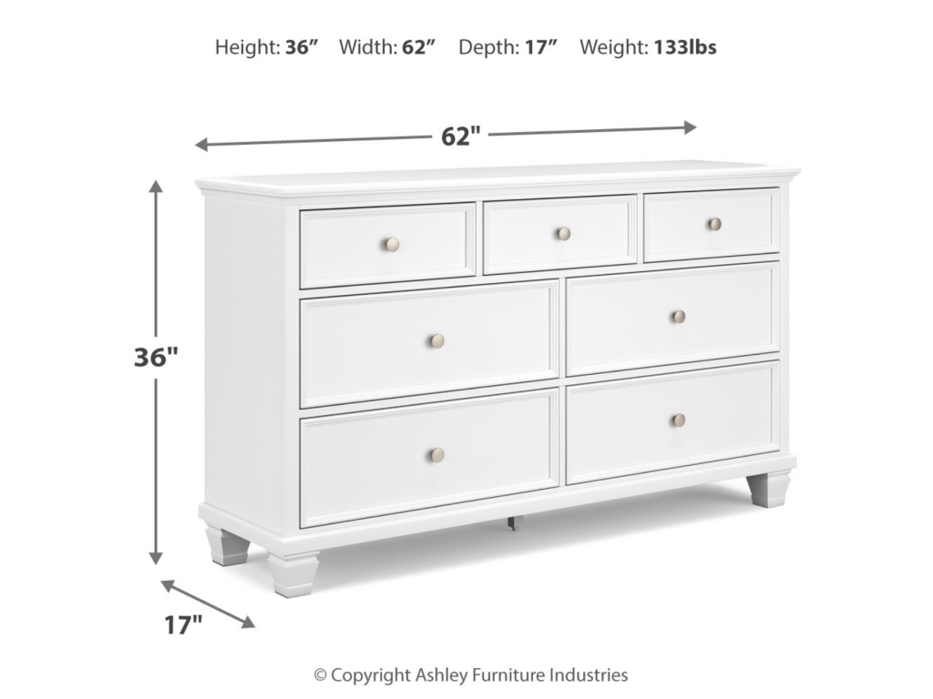 Fortman Full Panel Bed, Dresser and Nightstand - image 9