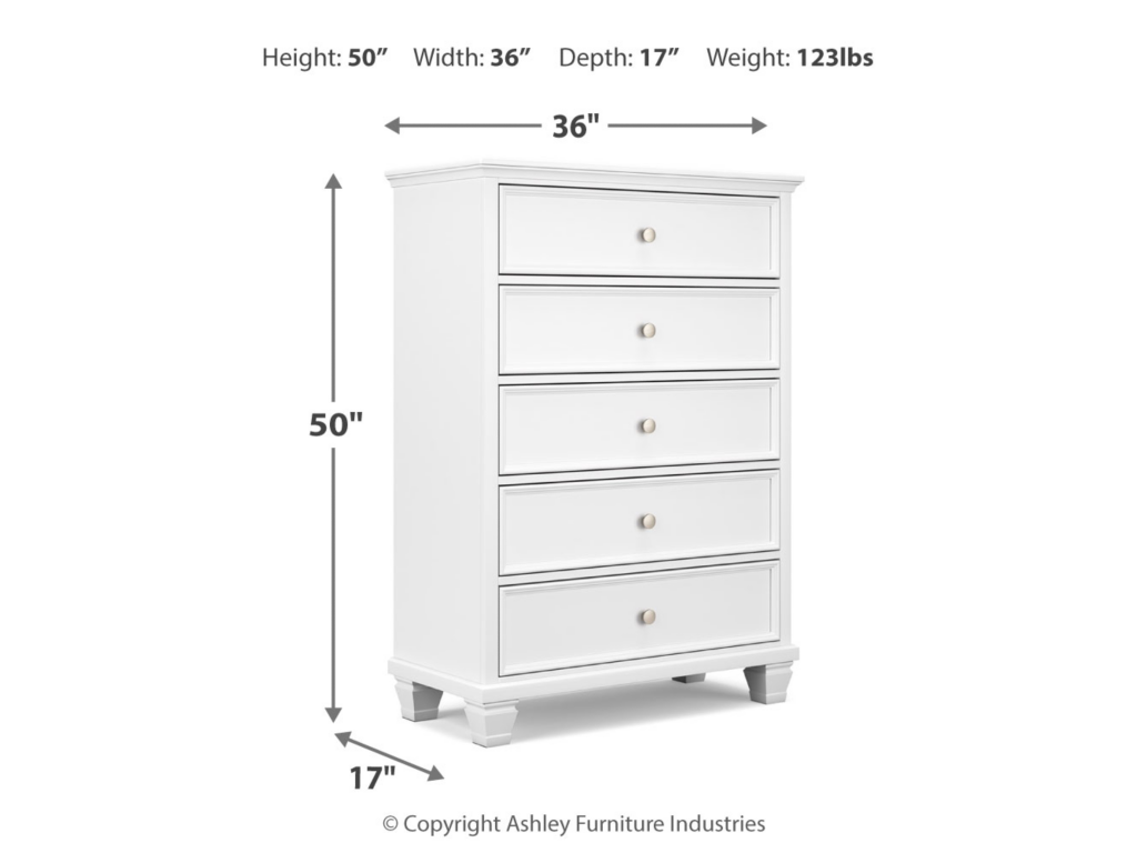 Fortman King Panel Bed, Dresser, Mirror, Chest and 2 Nightstands - image 17