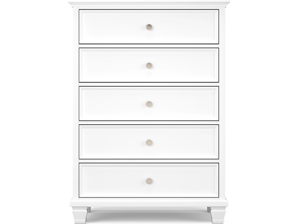 Fortman King Panel Bed, Dresser, Mirror, Chest and 2 Nightstands - image 9