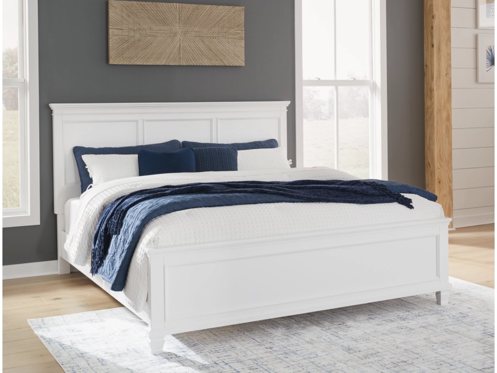 Fortman King Panel Bed, Dresser and Mirror - image 12