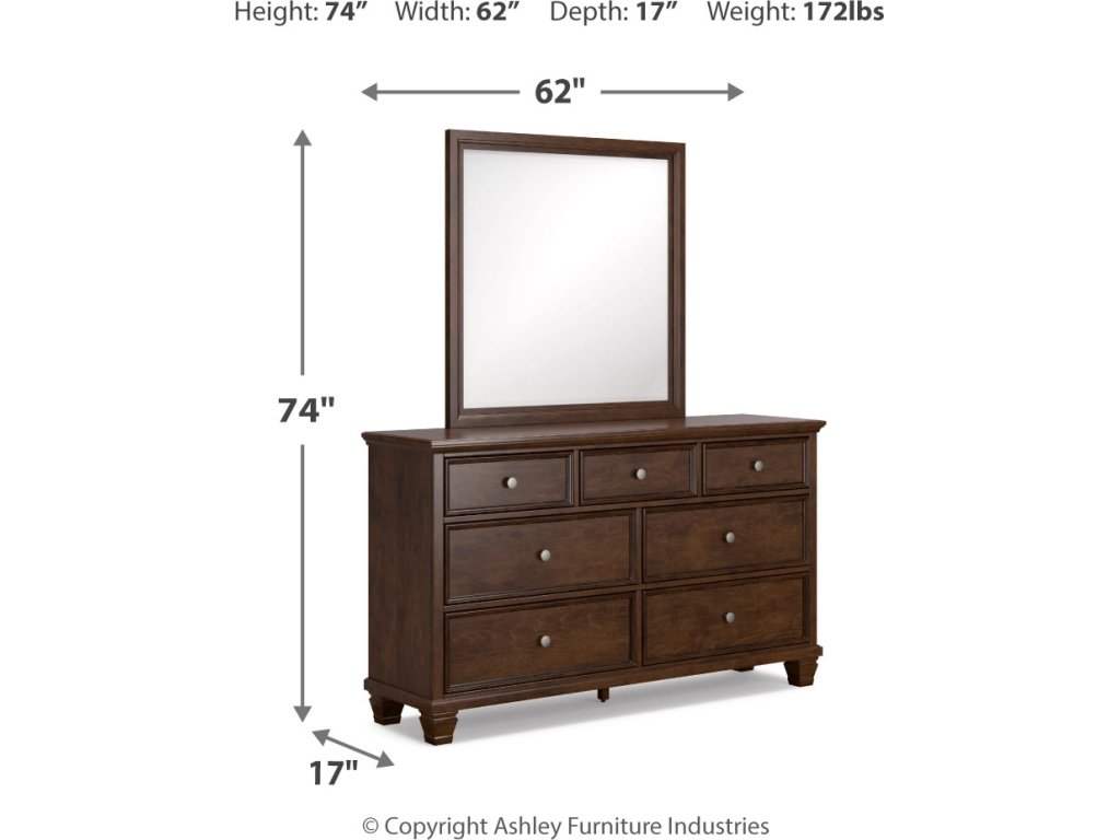 Danabrin Twin Panel Bed, Dresser and Mirror - image 11