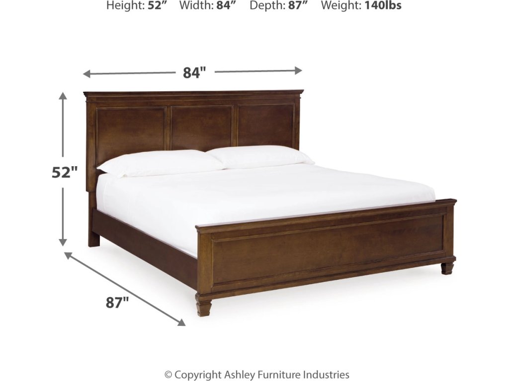 Danabrin King Panel Bed, Dresser and Mirror - image 12