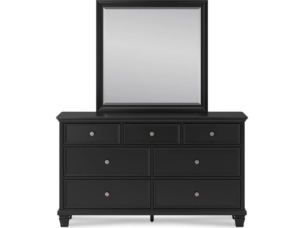 Lanolee Twin Panel Bed, Dresser and Mirror - image 1
