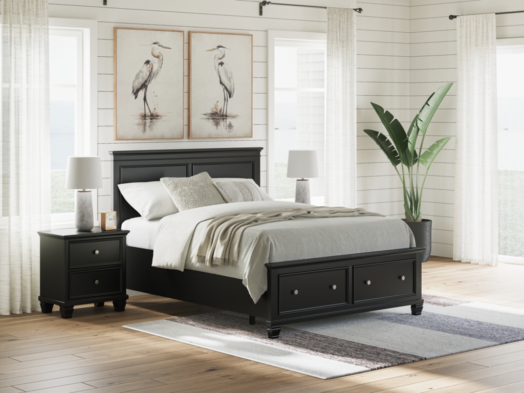Lanolee Queen Panel Storage Bed - image 1