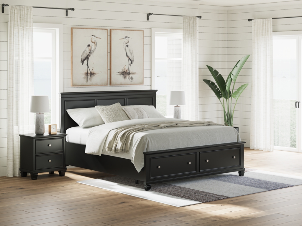 Lanolee California King Panel Storage Bed - image 1