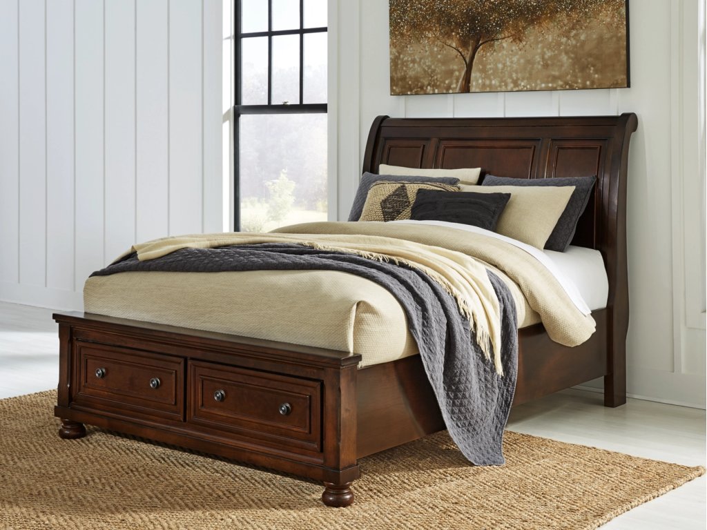 Porter Queen Sleigh Storage Bed - image 1