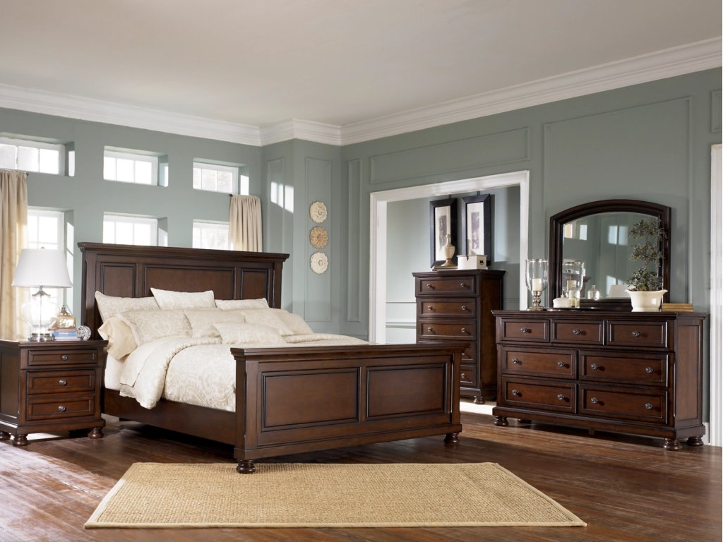 Porter King Panel Bed, Dresser, Mirror and Chest - image 2