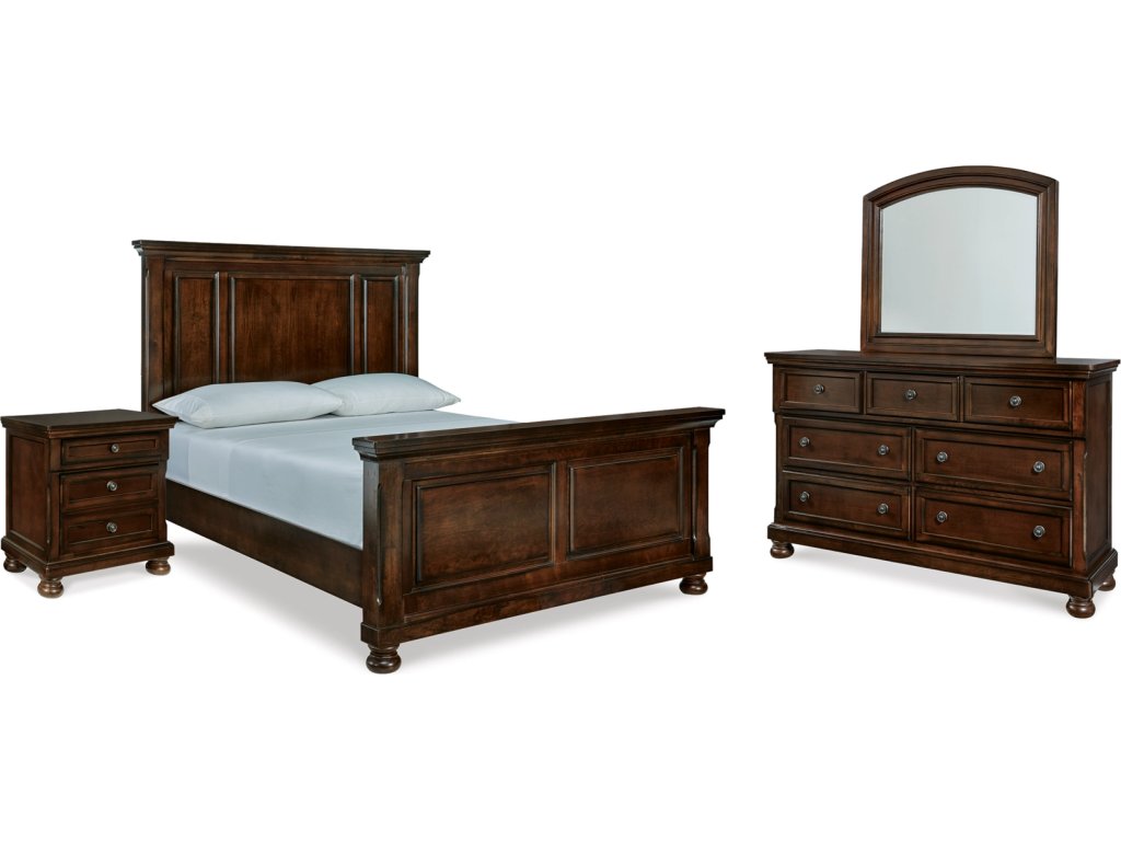 Porter Queen Panel Bed, Dresser, Mirror and Nightstand - main image