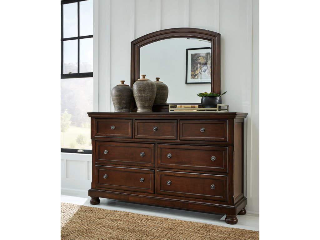 Porter California King Panel Bed, Dresser, Mirror and Chest - image 10