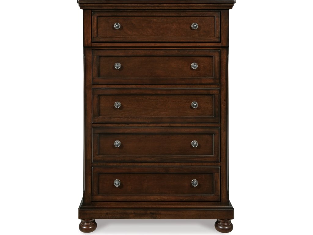 Porter California King Panel Bed, Dresser, Mirror, Chest and 2 Nightstands - image 7