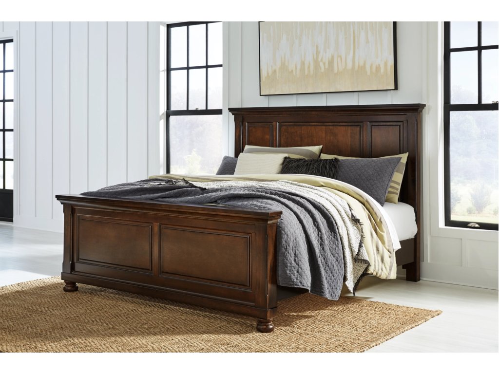 Porter Queen Panel Bed, Dresser and Mirror - image 1