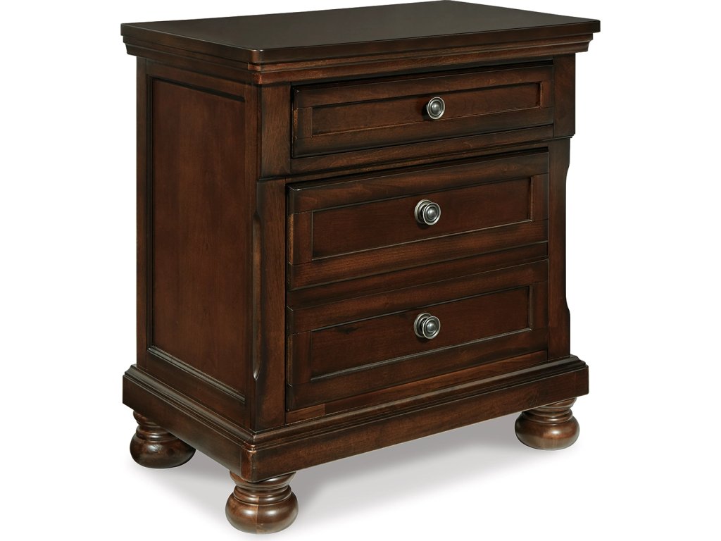 Porter California King Panel Bed, Dresser, Mirror, Chest and 2 Nightstands - image 12