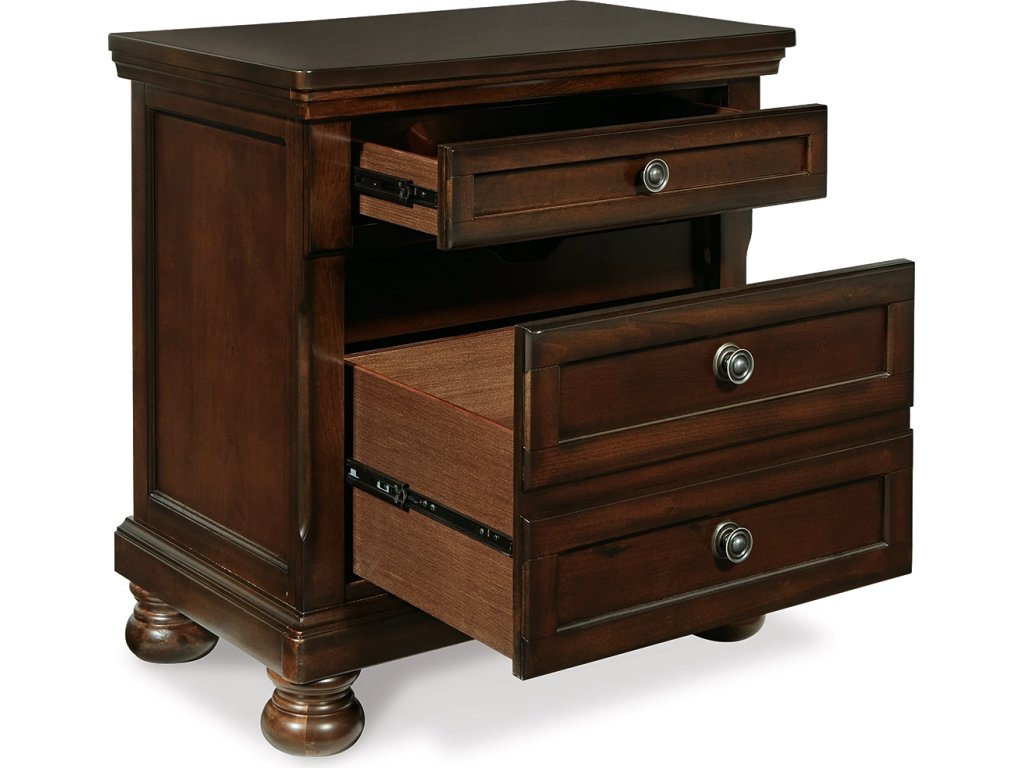 Porter California King Panel Bed, Dresser, Mirror, Chest and 2 Nightstands - image 13