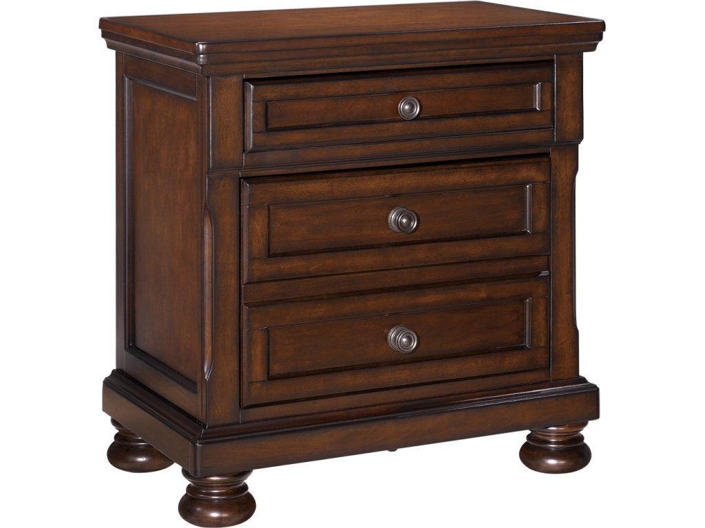 Porter Queen Panel Bed, Dresser, Mirror, Chest and 2 Nightstands - image 2