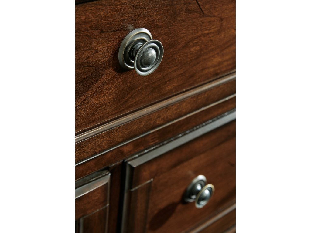 Porter California King Panel Bed, Dresser, Mirror, Chest and 2 Nightstands - image 25